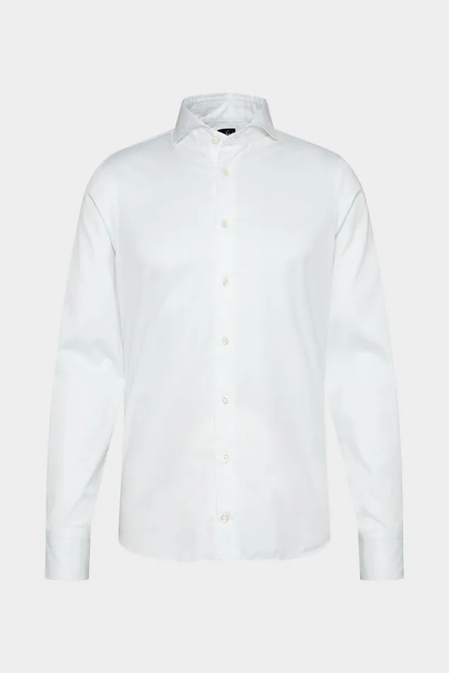 Van Laack Business Shirts Men Soft Washed Fine Twill Shirt Van Laack Business Shirts Men Soft Washed Fine Twill Shirt