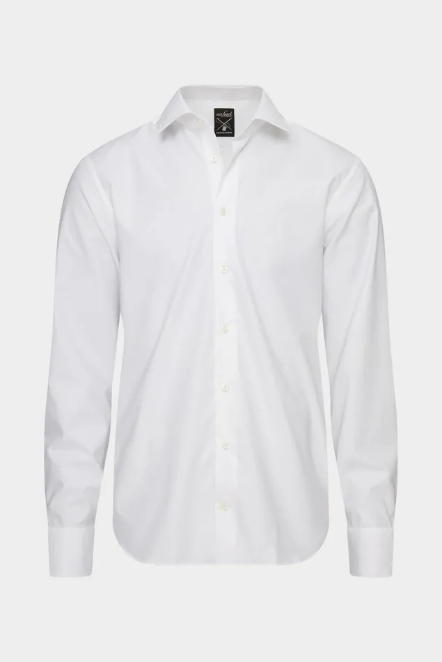Van Laack Business Shirts Men Structured Shirt White