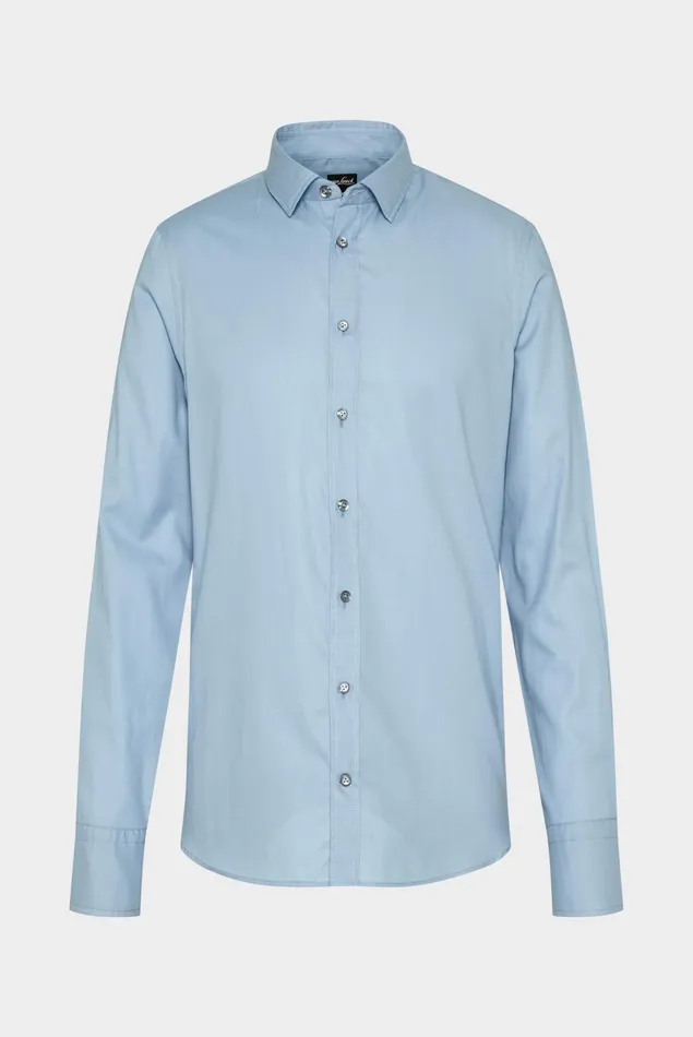 Van Laack Business Shirts Men Twill Hemd Mit Kent Kragen Slim Fit Hellblau Van Laack Business Shirts Men Twill Hemd Mit Kent Kragen Slim Fit Hellblau