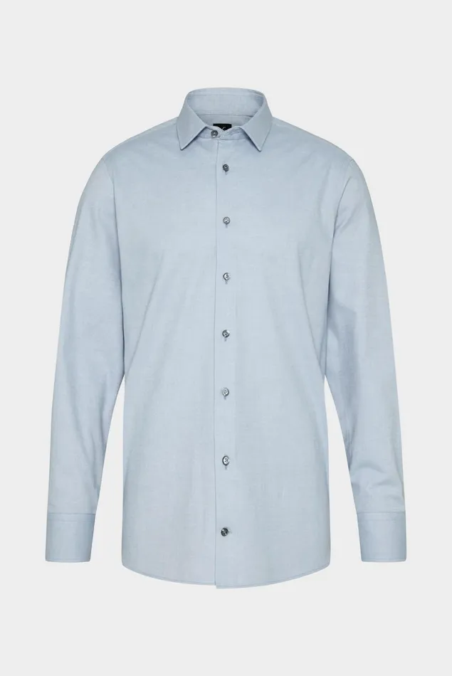 Van Laack Business Shirts Men Twill Shirt With Kent Collar And Brushed Look Tailor Fit Light Blue Van Laack Business Shirts Men Twill Shirt With Kent Collar And Brushed Look Tailor Fit Light Blue