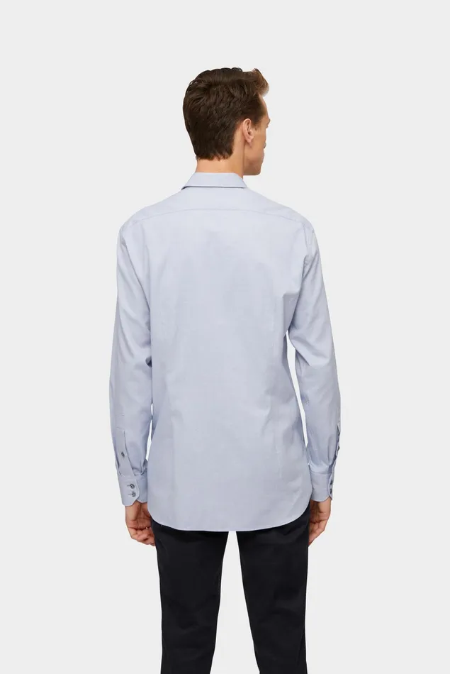 Van Laack Business Shirts Men Twill Shirt With Kent Collar And Brushed Look Tailor Fit Light Blue Van Laack Business Shirts Men Twill Shirt With Kent Collar And Brushed Look Tailor Fit Light Blue
