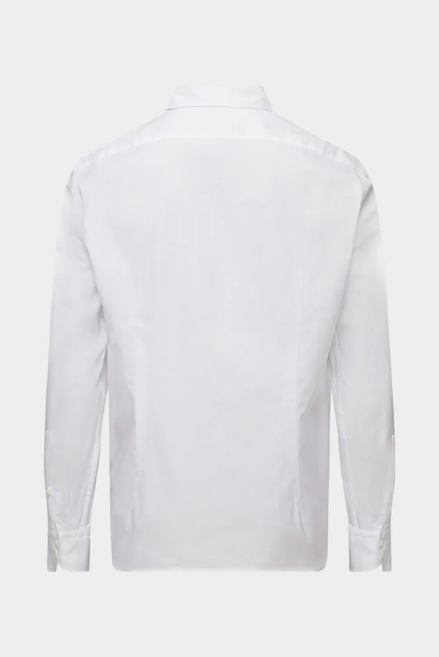 Van Laack Casual Shirts Men Buttondown Oxford Hem In A Soft Wash White Van Laack Casual Shirts Men Buttondown Oxford Hem In A Soft Wash White