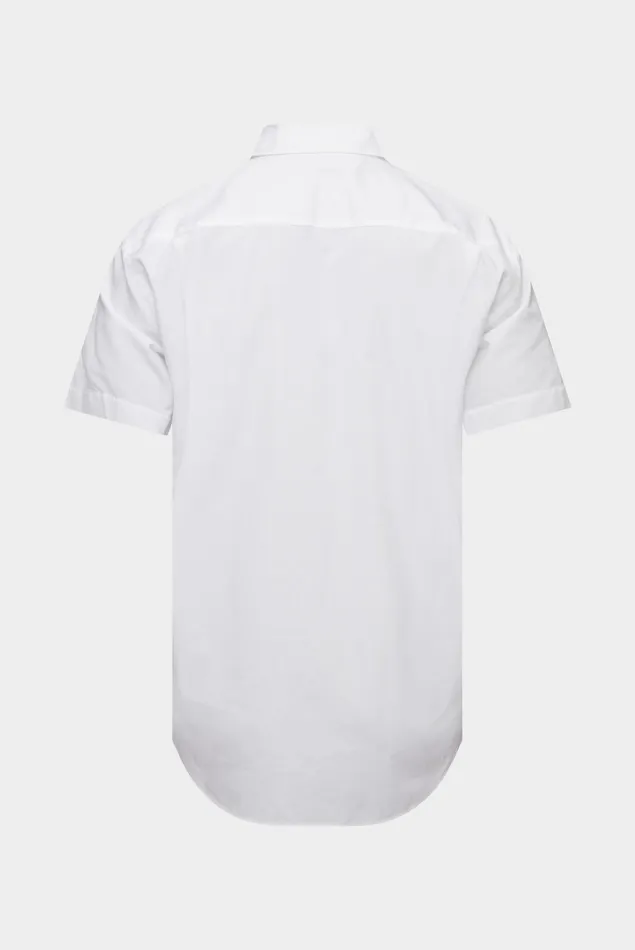 Van Laack ComfortFit Shirts Men Shortsleeved Shirt In Dark Cotton Poplin White Van Laack ComfortFit Shirts Men Shortsleeved Shirt In Dark Cotton Poplin White
