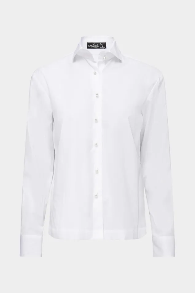 Van Laack Festive Blouses Women Boxy Fit Poplin Shirt Van Laack Festive Blouses Women Boxy Fit Poplin Shirt