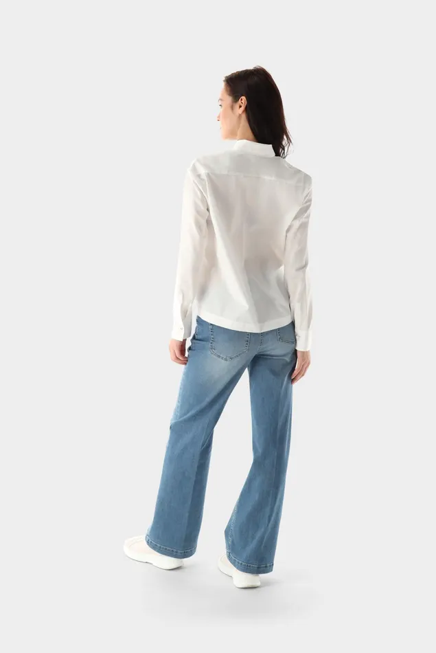 Van Laack Festive Blouses Women Boxy Fit Poplin Shirt Van Laack Festive Blouses Women Boxy Fit Poplin Shirt