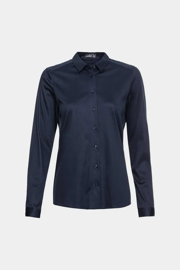 Van Laack Jersey Blouses Women Minni 8211 Swiss Cotton Blouse With Pleated Back Van Laack Jersey Blouses Women Minni 8211 Swiss Cotton Blouse With Pleated Back