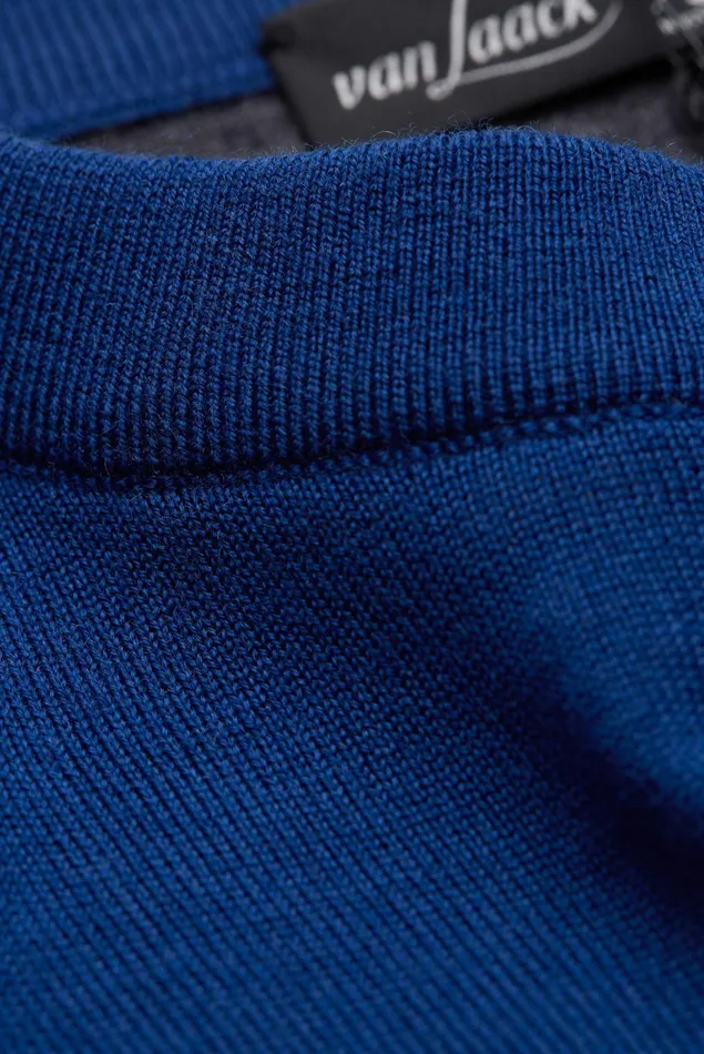 Van Laack Sweaters and Cardigans Men Knitted CrewNeck Pullover With Contrast Details 100 Merino Wool Van Laack Sweaters and Cardigans Men Knitted CrewNeck Pullover With Contrast Details 100 Merino Wool