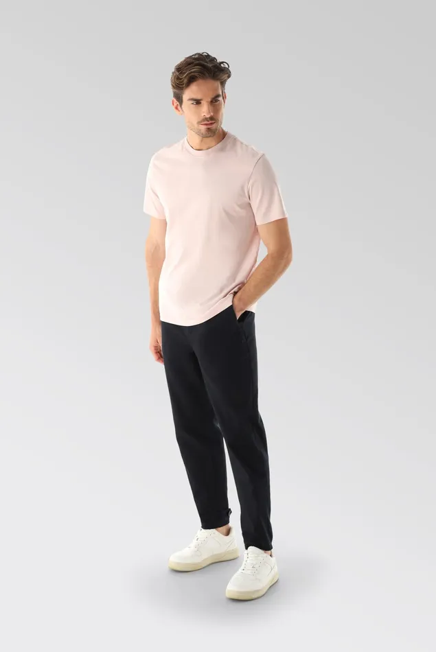 Van Laack TShirts Men Relaxed Fit Crew Neck Jersey TShirt Pink Van Laack TShirts Men Relaxed Fit Crew Neck Jersey TShirt Pink