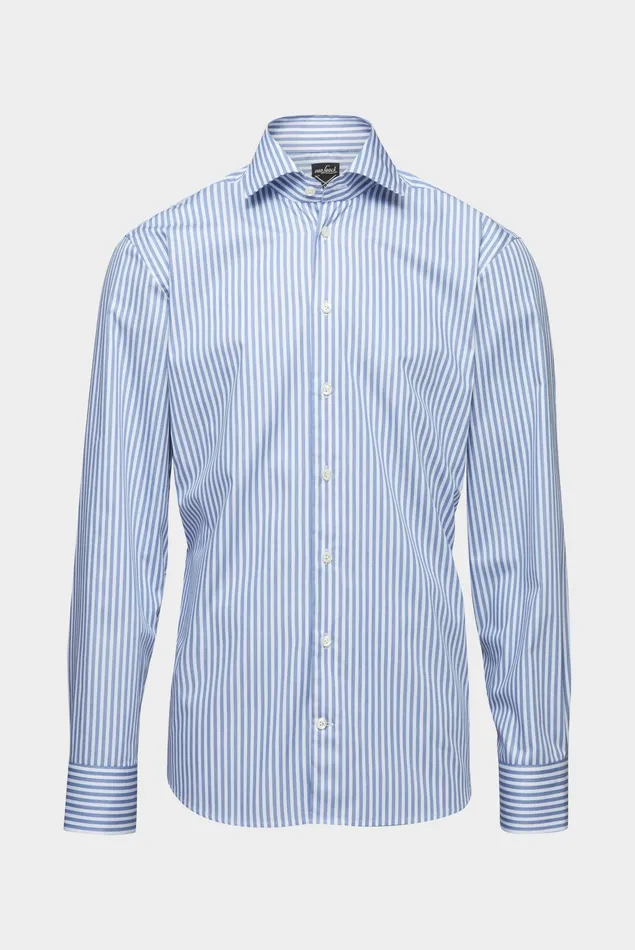 Van Laack TailorFit Shirts Men Striped Twill Shirt Tailor Fit
