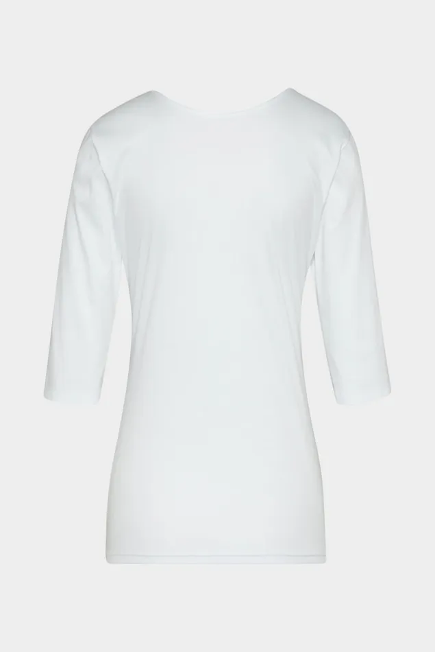 Van Laack Tops and TShirts Women Urban Jersey Wide Neck TShirt White Van Laack Tops and TShirts Women Urban Jersey Wide Neck TShirt White