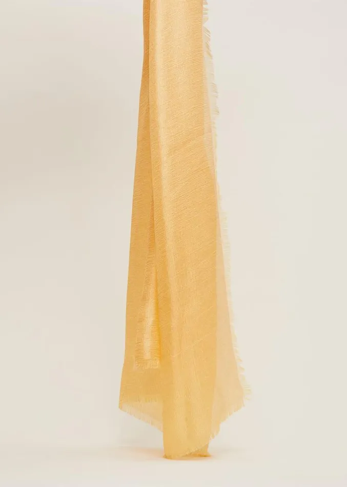 Verity Occasion Scarf Pale Yellow Women Phase Eight Scarves