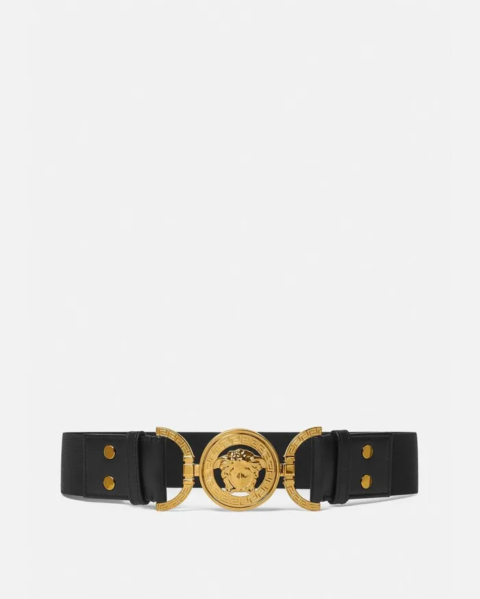 Versace Belts Medusa 03995 Belt 4 Cm Blackgold 8211 Women