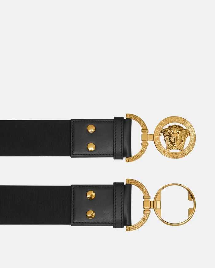 Versace Belts Medusa 03995 Belt 4 Cm Blackgold 8211 Women Versace Belts Medusa 03995 Belt 4 Cm Blackgold 8211 Women