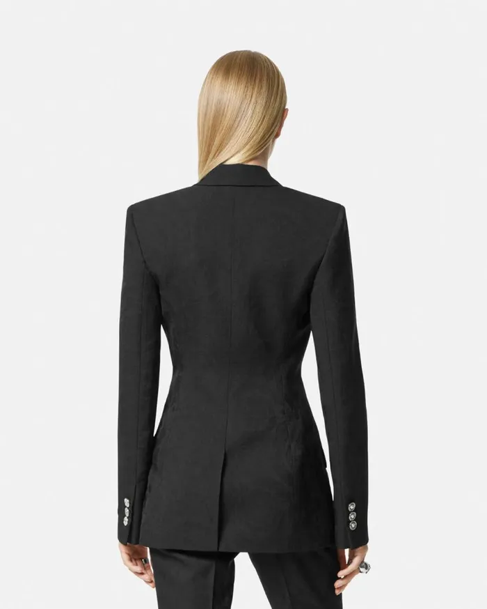 Versace Blazer and Jackets Barocco DV Blazer Black 8211 Women Versace Blazer and Jackets Barocco DV Blazer Black 8211 Women