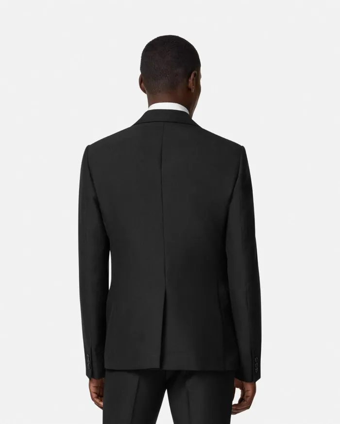 Versace Blazers and Suits Embellished MohairBlend Blazer Black 8211 Men Versace Blazers and Suits Embellished MohairBlend Blazer Black 8211 Men