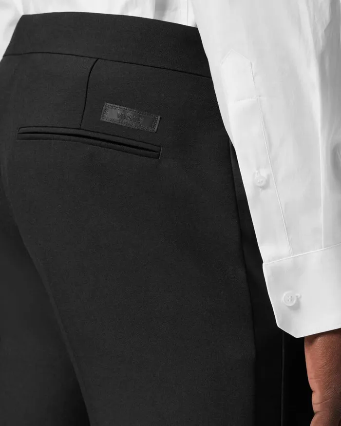 Versace Blazers and Suits MohairBlend Formal Pants Black 8211 Men Versace Blazers and Suits MohairBlend Formal Pants Black 8211 Men