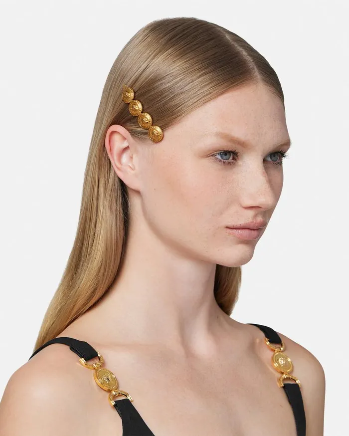 Versace Brooches Right Medusa Tribute Hair Clip Gold 8211 Women Versace Brooches Right Medusa Tribute Hair Clip Gold 8211 Women
