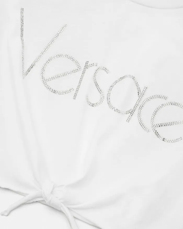 Versace Clothing 1978 ReEdition Logo Kids TShirt White 8211 Children Versace Clothing 1978 ReEdition Logo Kids TShirt White 8211 Children