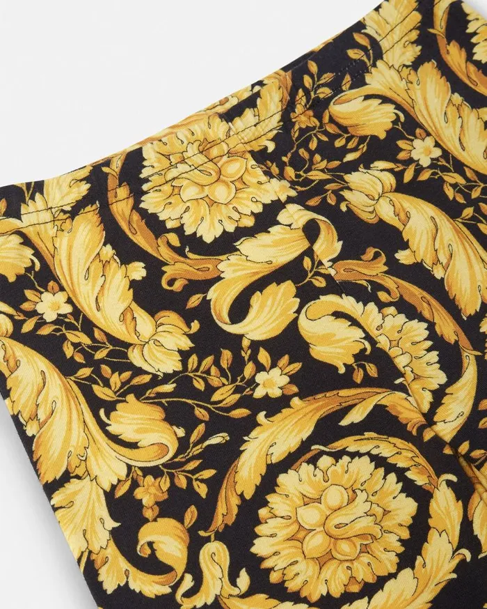 Versace Clothing Barocco Baby Leggings Blackprint 8211 Children Versace Clothing Barocco Baby Leggings Blackprint 8211 Children