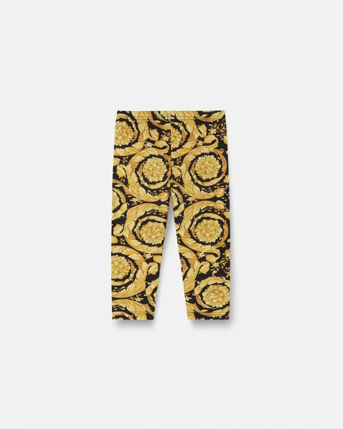 Versace Clothing Barocco Baby Leggings Blackprint 8211 Children Versace Clothing Barocco Baby Leggings Blackprint 8211 Children