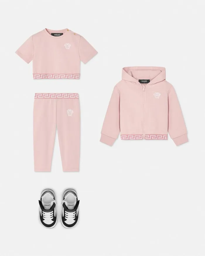 Versace Clothing Greca Baby TShirt Light Pink 8211 Children Versace Clothing Greca Baby TShirt Light Pink 8211 Children