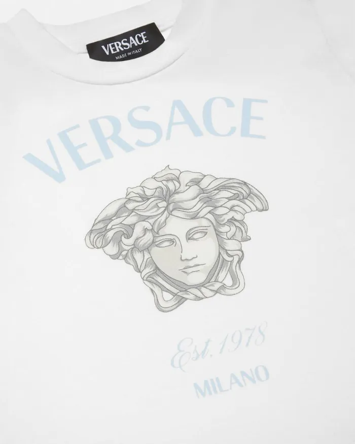 Versace Clothing Medusa Milano Baby TShirt White 8211 Children Versace Clothing Medusa Milano Baby TShirt White 8211 Children