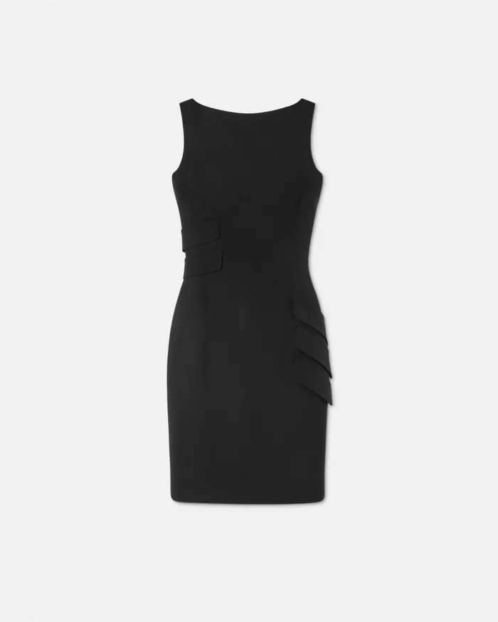 Versace Dresses WoolBlend Mini Dress Black 8211 Women