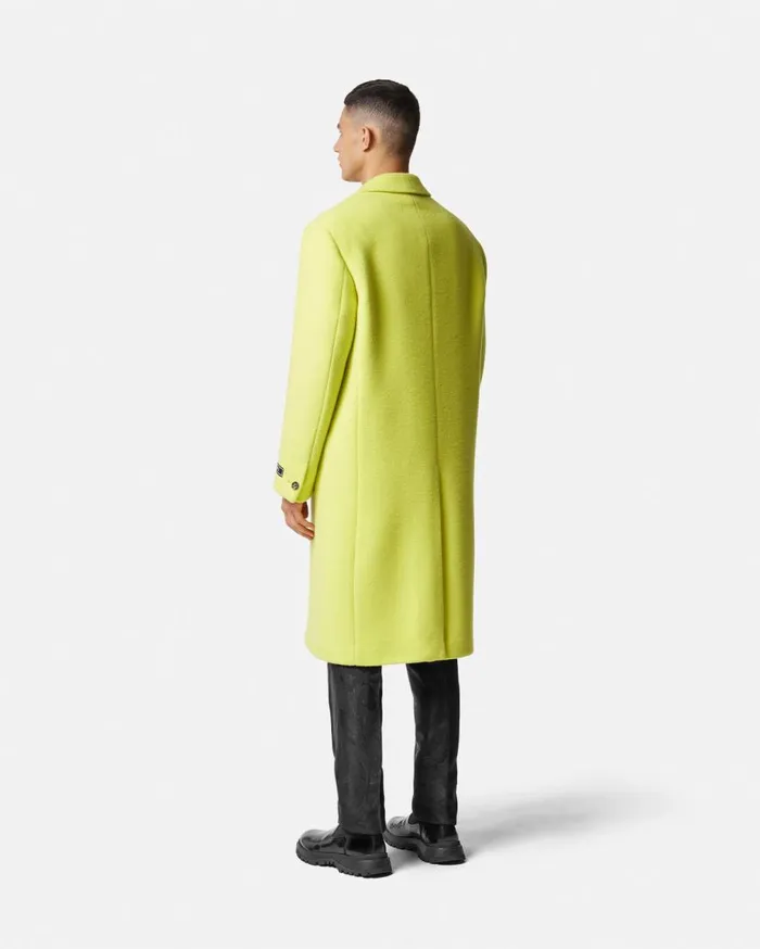 Versace Jackets and Coats SingleBreasted Long Coat Yellow 8211 Men Versace Jackets and Coats SingleBreasted Long Coat Yellow 8211 Men