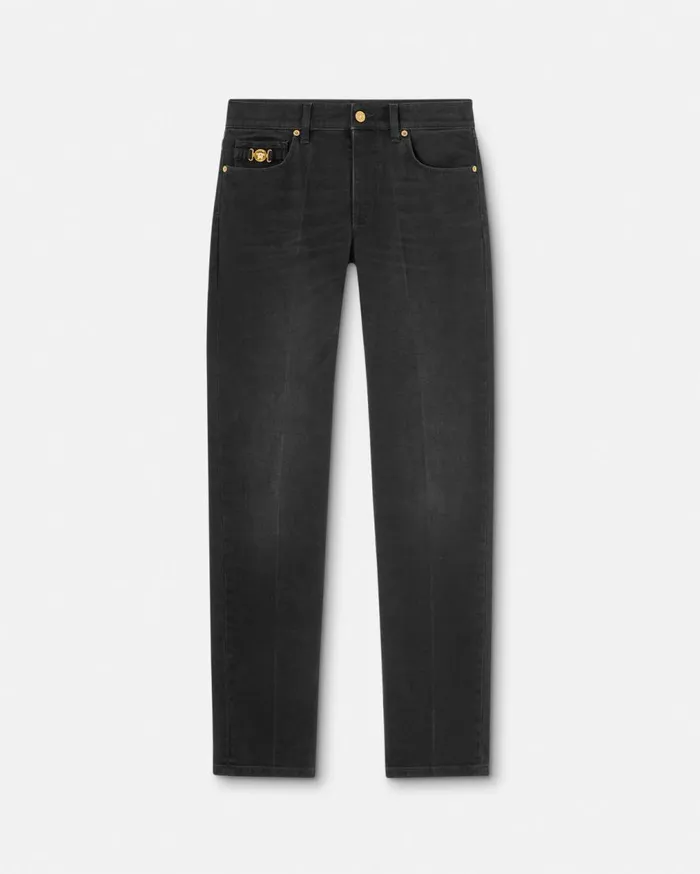 Versace Pants and Shorts SlimFit Jeans Black 8211 Men