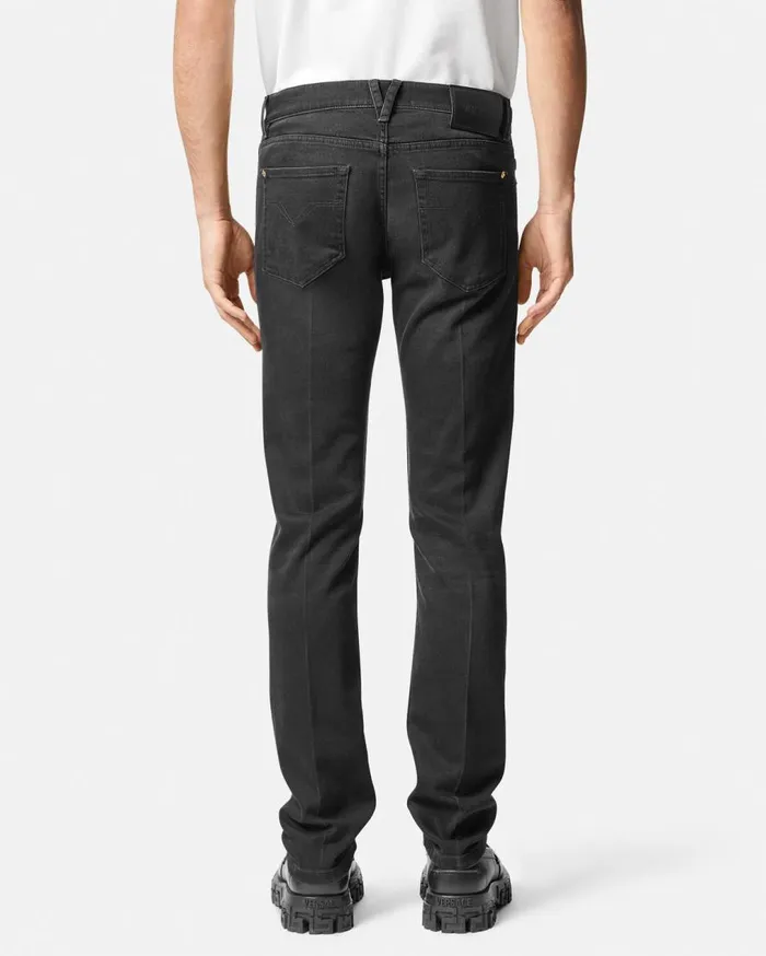 Versace Pants and Shorts SlimFit Jeans Black 8211 Men Versace Pants and Shorts SlimFit Jeans Black 8211 Men