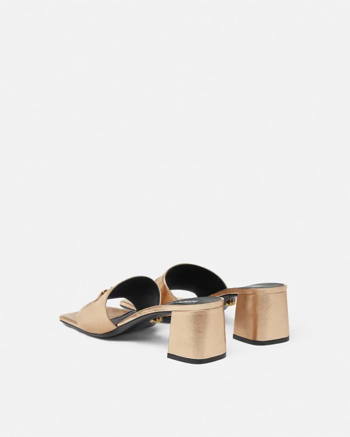 Versace Sandals Medusa 03995 Metallic Mules 55 Mm Gold 8211 Women Versace Sandals Medusa 03995 Metallic Mules 55 Mm Gold 8211 Women