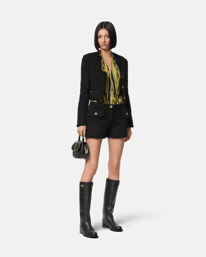 Versace Shirts and Tops La Coupe Des Dieux Draped Bodysuit Blackprint 8211 Women Versace Shirts and Tops La Coupe Des Dieux Draped Bodysuit Blackprint 8211 Women