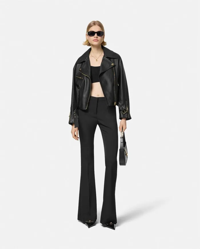 Versace Shirts and Tops Medusa 03995 Knit Crop Top Black 8211 Women Versace Shirts and Tops Medusa 03995 Knit Crop Top Black 8211 Women