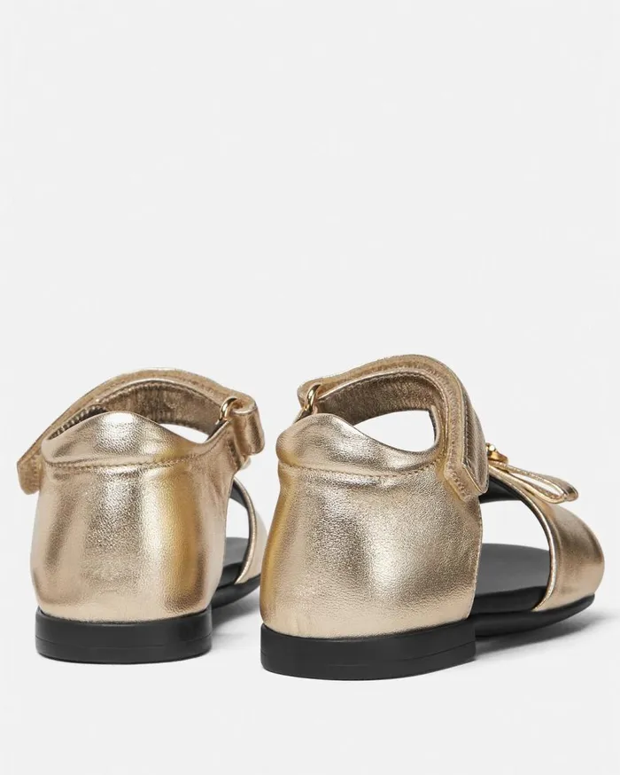 Versace Shoes Gianni Ribbon Metallic Baby Sandals Gold 8211 Children Versace Shoes Gianni Ribbon Metallic Baby Sandals Gold 8211 Children