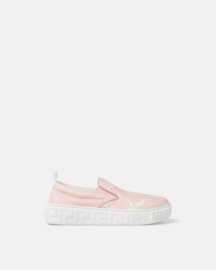 Versace Shoes Stella Marina Kids SlipOn Sneakers Light Pink 8211 Children