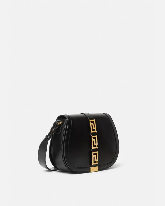 Versace Shoulder and Crossbody Greca Goddess Large Shoulder Bag Blackgold 8211 Women Versace Shoulder and Crossbody Greca Goddess Large Shoulder Bag Blackgold 8211 Women