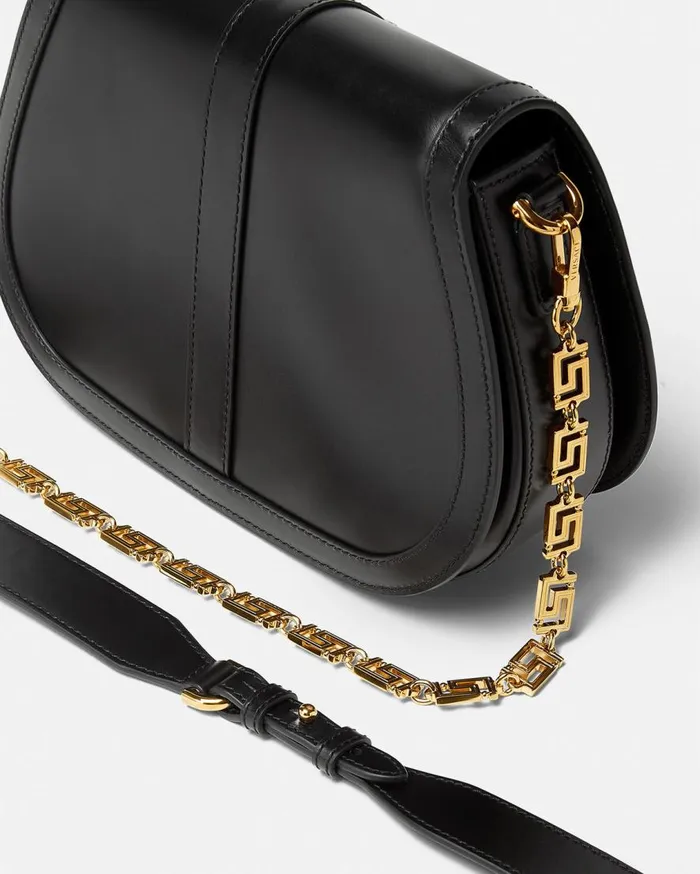 Versace Shoulder and Crossbody Greca Goddess Large Shoulder Bag Blackgold 8211 Women Versace Shoulder and Crossbody Greca Goddess Large Shoulder Bag Blackgold 8211 Women