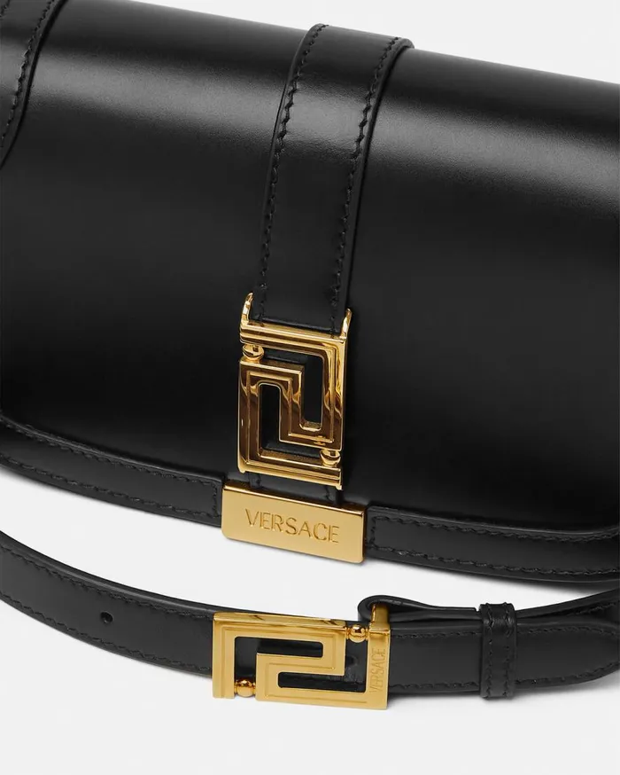 Versace Shoulder and Crossbody Greca Goddess Mini Shoulder Bag Blackgold 8211 Women Versace Shoulder and Crossbody Greca Goddess Mini Shoulder Bag Blackgold 8211 Women