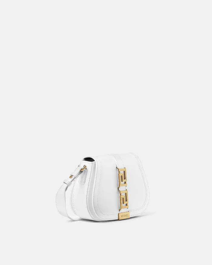 Versace Shoulder and Crossbody Greca Goddess Small Shoulder Bag White 8211 Women Versace Shoulder and Crossbody Greca Goddess Small Shoulder Bag White 8211 Women