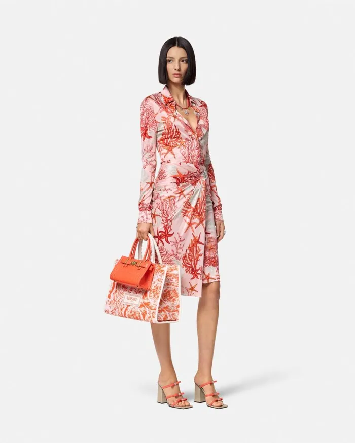 Versace Skirts Barocco Sea Gathered Midi Skirt Pinkprint 8211 Women Versace Skirts Barocco Sea Gathered Midi Skirt Pinkprint 8211 Women