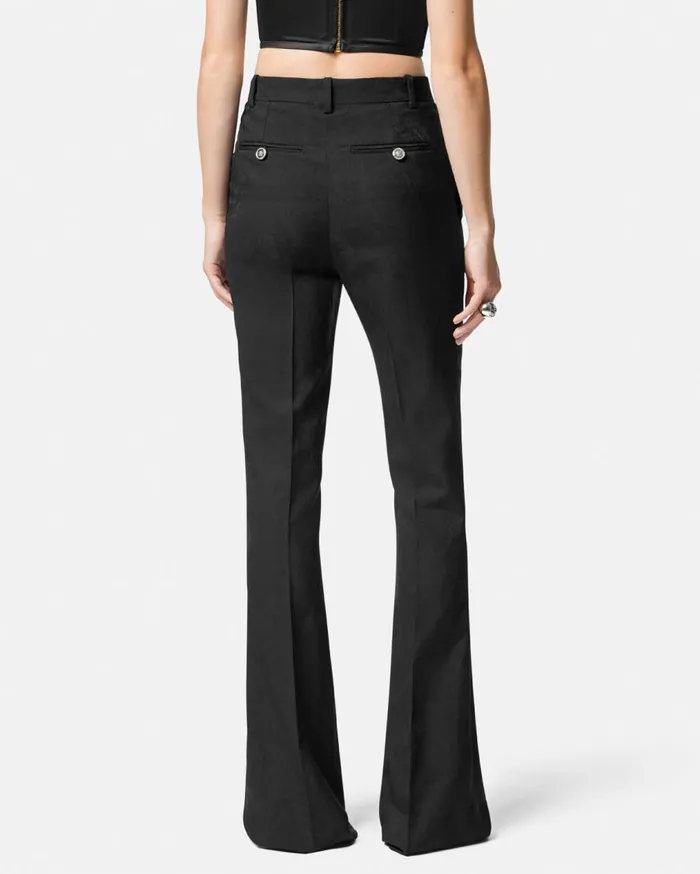 Versace Suits Barocco Jacquard DV Pants Black 8211 Women Versace Suits Barocco Jacquard DV Pants Black 8211 Women