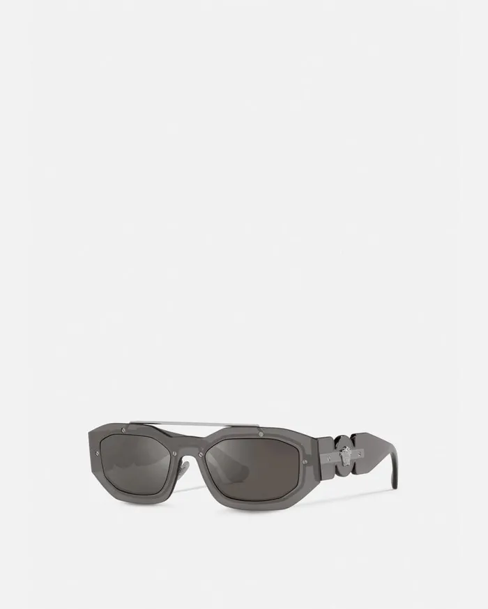Versace Sunglasses Medusa Biggie Sunglasses Gray 8211 Men