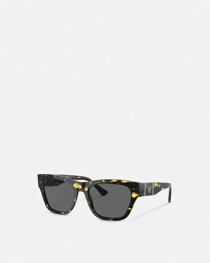 Versace Sunglasses Medusa Legend Squared Sunglasses Havana 8211 Men