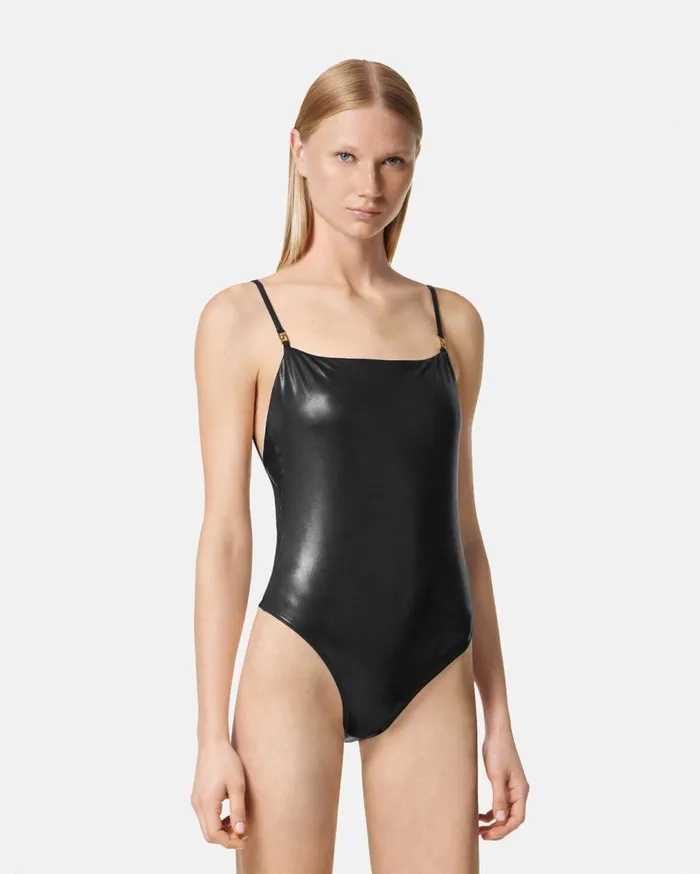 Versace Swimwear Greca OnePiece Swimsuit Black 8211 Women Versace Swimwear Greca OnePiece Swimsuit Black 8211 Women