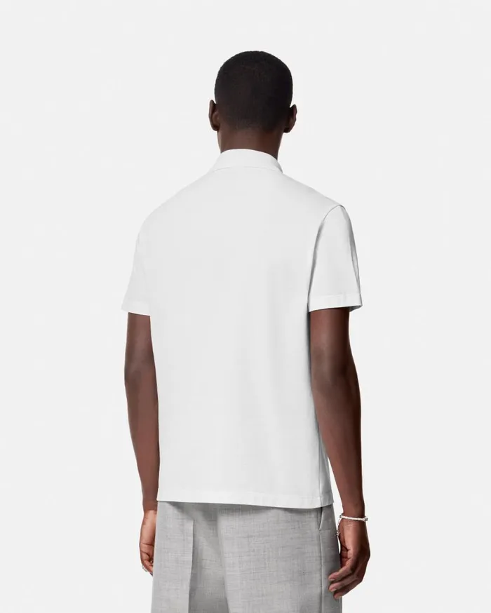 Versace TShirts and Polos 90s Vintage Logo Polo Shirt White 8211 Men Versace TShirts and Polos 90s Vintage Logo Polo Shirt White 8211 Men