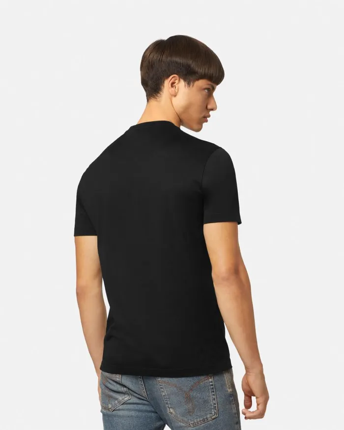 Versace TShirts and Polos Crystal Medusa TShirt Black 8211 Men Versace TShirts and Polos Crystal Medusa TShirt Black 8211 Men