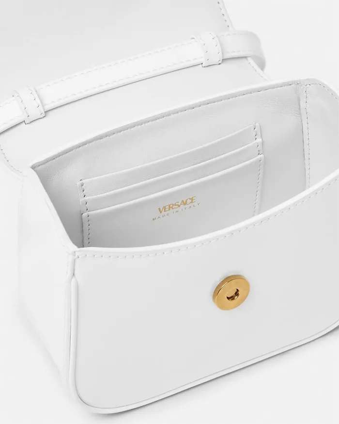 Versace Top Handle La Medusa Mini Bag White 8211 Women Versace Top Handle La Medusa Mini Bag White 8211 Women