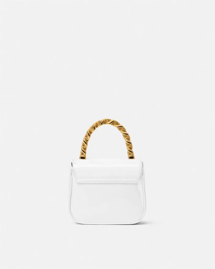 Versace Top Handle La Medusa Mini Bag White 8211 Women Versace Top Handle La Medusa Mini Bag White 8211 Women