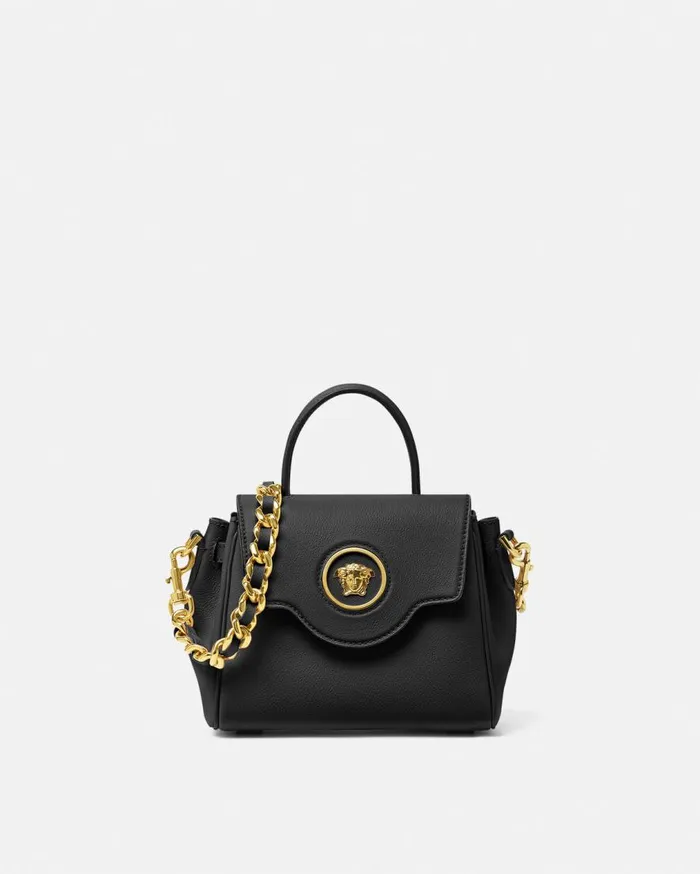 Versace Top Handle La Medusa Small Handbag Blackgold 8211 Women