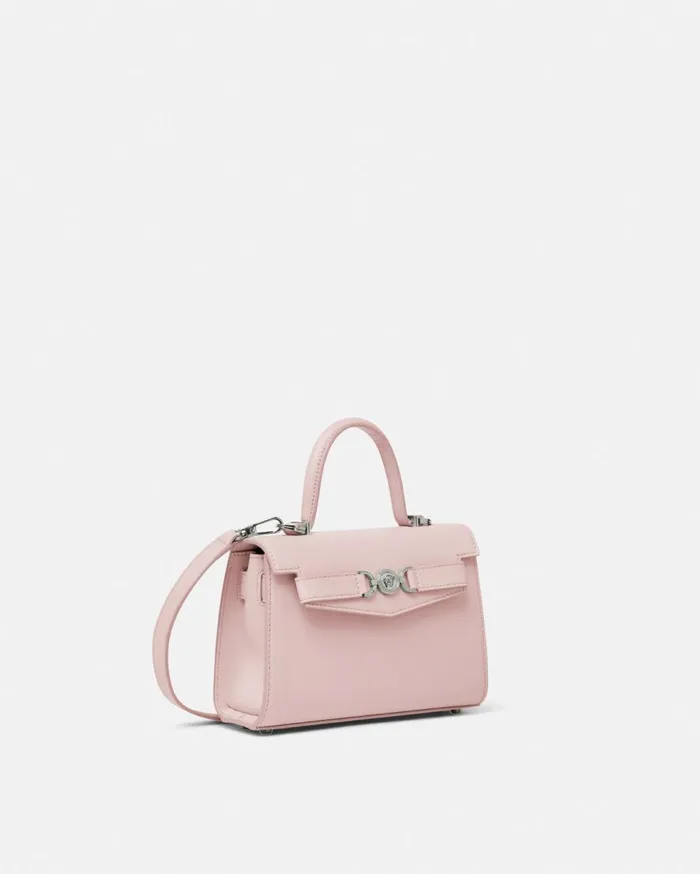 Versace Top Handle Medusa 03995 Small Handbag Light Pink 8211 Women Versace Top Handle Medusa 03995 Small Handbag Light Pink 8211 Women